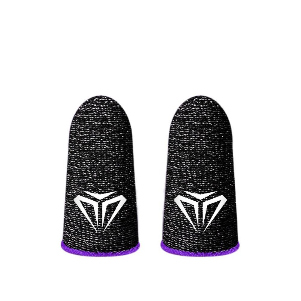 2 PCS Breathable Gaming Finger Cover Sweatproof Touch Screen Finger Cuff 2024 Finger Sleeve