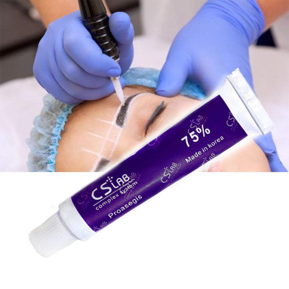 10 г анестетик для татуировки, быстрое онемение кожи, CS75%, фиолетовый крем, полупостоянный