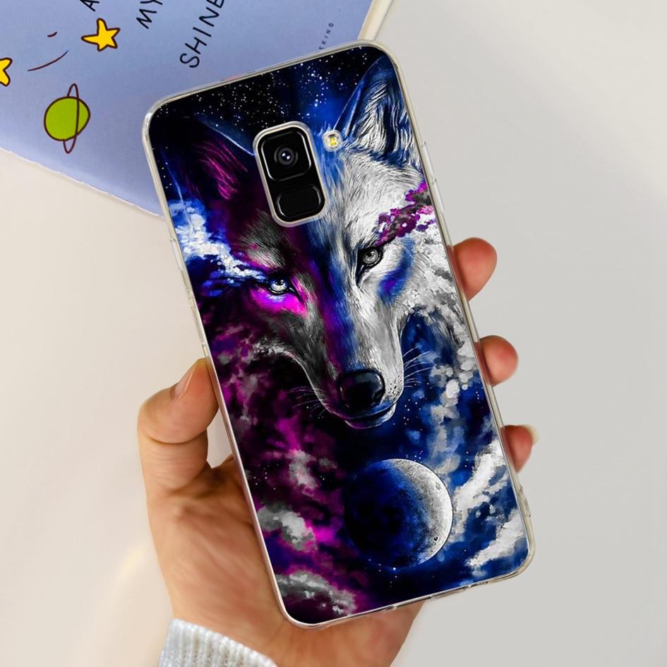 Чехол для Samsung Galaxy A8 2018 / A8 Plus 2018 A530F A730F Силиконовый чехол Популярный цветок одуванчика Мягкий TPU Чехол-защита для телефона
