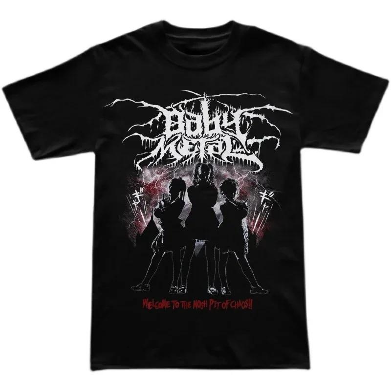 BABYMETAL Harajuku Pattern Fashion T-Shirt Unisex's Cotton O-Neck Casual Plus Size Clothing Summer Fashion Print Unisex's T-Shirt