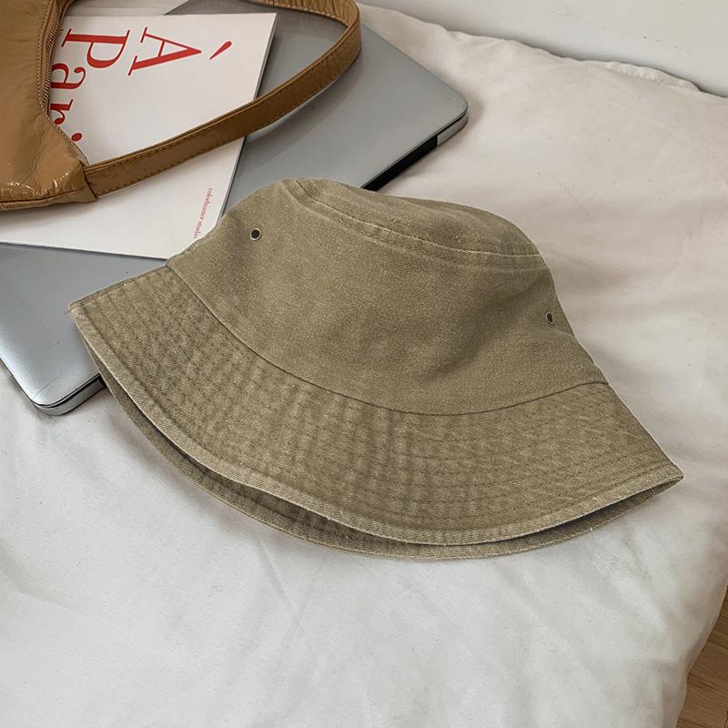 Кепка рыбака из выстиранного денима в стиле ретро в Гонконге, универсальная и солнцезащитная кепка, солнцезащитная кепка для рыбалки, походная кепка