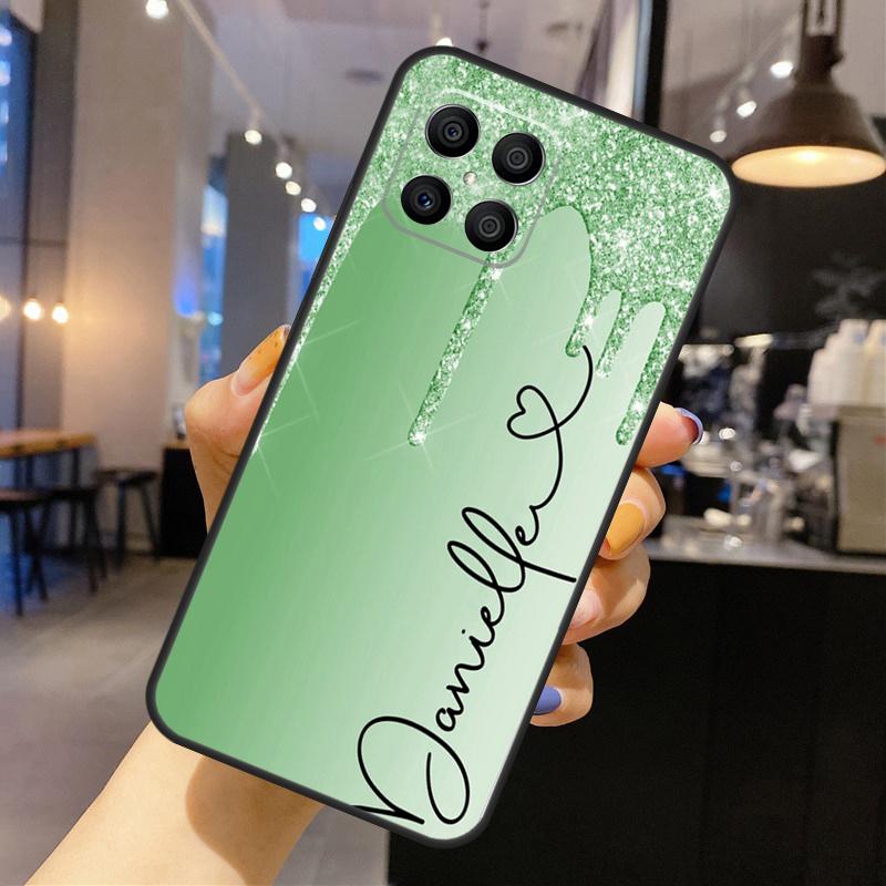 ПЕРСОНАЛИЗИРОВАННЫЕ инициалы имя мраморные Чехлы Для Huawei P20 P30 P40 Lite P50 Pro P Smart 2019 Nova 5T 9 Honor X7 X8 X9 50 Чехол