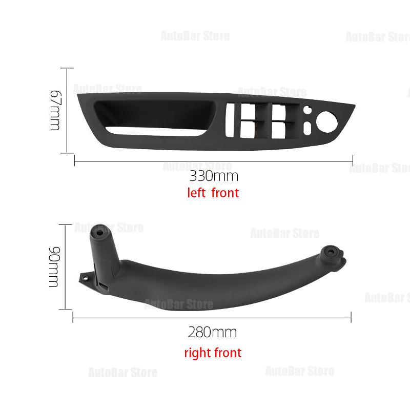 Бежевый, черный, серый подлокотник, левое переднее водительское сиденье с левым рулем, внутренняя дверная ручка, внутренняя панель, накладка для BMW E70 E71 X5