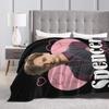 Criminal Minds I Love Spencer Reid Hearts Blankets TV Show Fleece Awesome Soft Throw Blankets Bedding Lounge All Season Travel