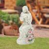 Mary Figurine Garden Light Decor Landscape Ornament Religious Statue Sculpture for Bedroom Entryway