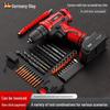 Multipurpose Lithium Electric Screwdriver Set with Rechargeable Hand Drill - Household Tool Box for DIY Projects.