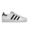 Женские кроссовки Superstar White Leopard Cloud-White Core-Black Gold-Metallic FX6101