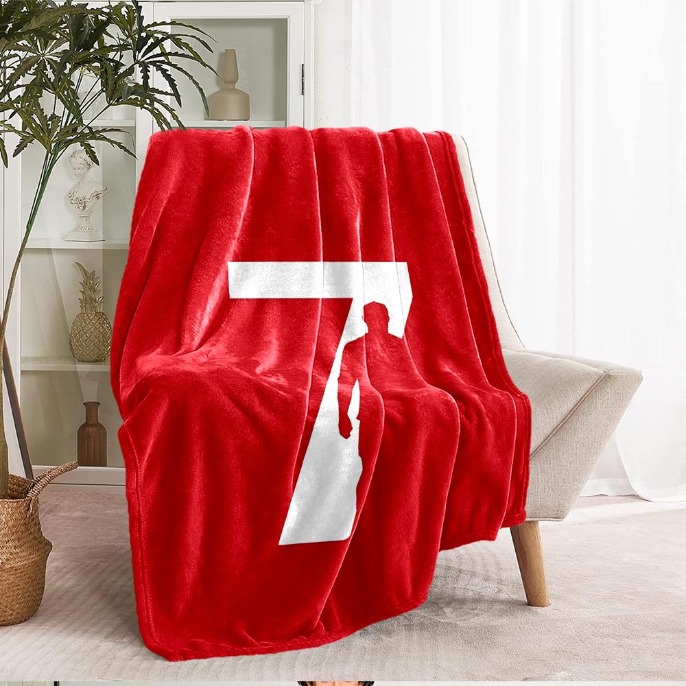 7 Theme Printed Blanket - Perfect for Couch, Bed, Travel & Outdoor Use | Machine Washable, Cozy & Durable.