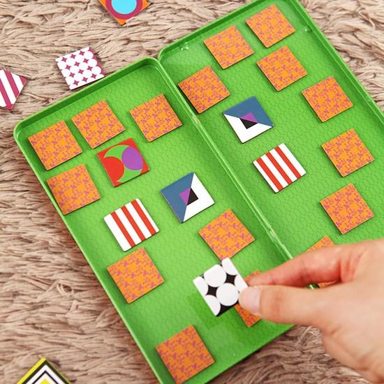 Brainteasers Purple Cow Magnetic Memo Game Portable for 2 To 4 People, Ages 3 and Up, Popular Korean Game