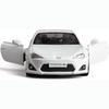 1:36 Scale Diecasting Alloy Car Model Toyota 86 Toy Car, Pull Back Vehicles Toy Car for Toddlers Kids Boys Girls Gift White