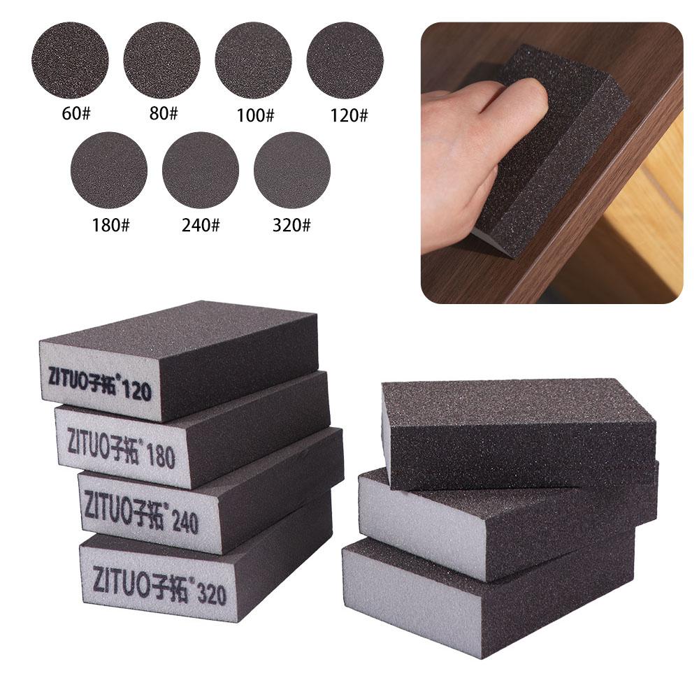 Washable Sandpaper Model Derusting Polished Sand Brick Durable Sanding Sponge Blocks Furniture