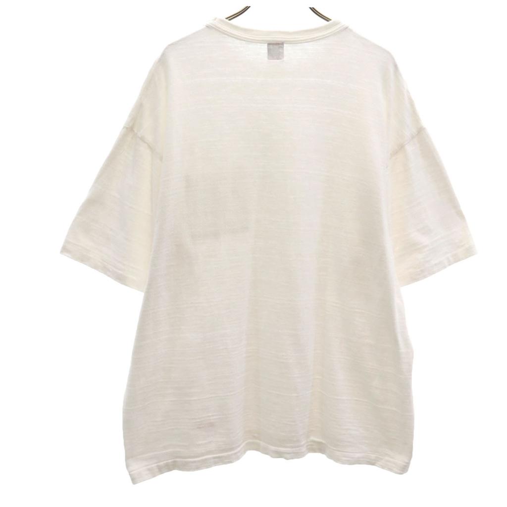 Human Made Сделано в Японии Футболка с коротким рукавом 2XL Белая Большой размер Мужская Б/у