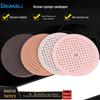 6-Inch Velour-Backed Flocking Sponge Sandpaper with 181 Holes for Car Polishing