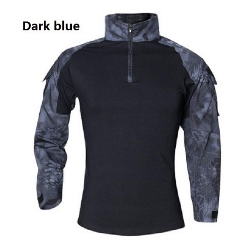 Новая тактическая камуфляжная военная форма, одежда для мужчин, армия США, мультикам, охотничьи боевые футболки