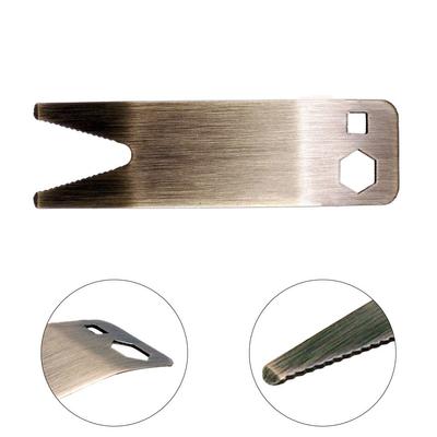 Для затягивания кастрюль гитарный ключ из нержавеющей стали