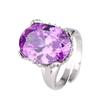 Jewelry Ring Real Bird'S Nest Cut Purple Carp Pink Zirconium Yellow Diamond Lucky Egg Ring Women'S