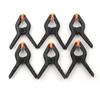 6Pcs Tools Hard Plastic Woodworking Grip 2inch Toggle Clamps Spring Clip Tool