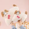 Cat Cute Cheerful Plush Toy Adorable Cartoon Girls Bedtime Pal Birthday Gift