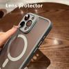 Matte Magnetic Translucent Shockproof Case For iPhone 17 16 15 14 13 12 11 Pro Max For Magsafe Wireless Charge Cover