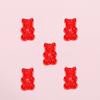1000Pcs Resin Candy Bear Charms Beads for DIY Necklace Bracelet Earrings Jewelry Making