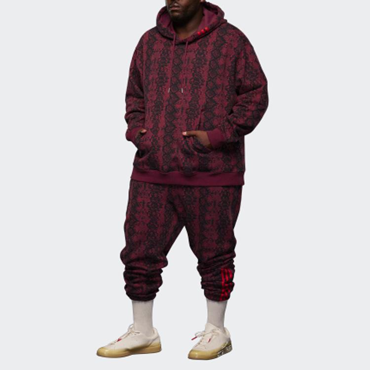 Adidas Джоггеры унисекс со змеиным принтом X Ivy Park Вишнево-красный HI1976