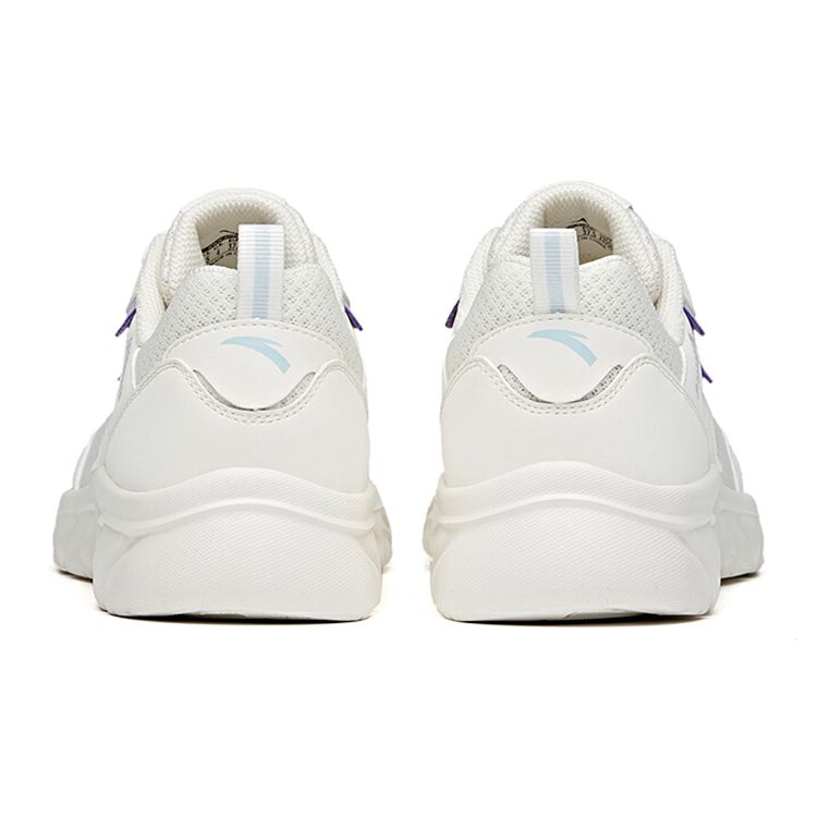 Anta Кроссовки Running Series с низким верхом, амортизирующие, нескользящие, износостойкие, женские, белые, синие, фиолетовые 922225530-6