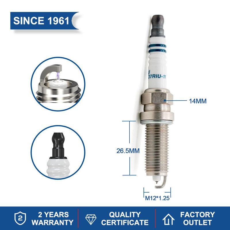 (Pack of 4-8) Car Candles Iridium Power TORCH Spark Plugs LD7RIU-11 for Toyota Nissan Honda MERCEDES-BENZ SUBARU MAZDA
