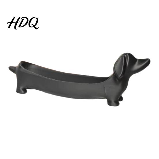Лоток для хранения украшений для собак 3D-печатная фигурка таксы Декоративная фигурка Креативный подарок для влюбленных Настольный органайзер Ключи Прихожая и Дом
