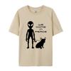 We Come In Peace Alien French Bulldog Tshirt Funny Fitted Puppy Lovers T Shirts Men Anime Printed Vintage Tee Tops Cotton