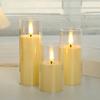 3Pcs Flameless Candle LED Night Lamp with Remote Control Flickering Flame Effect Battery Operated Candles Party Decorations