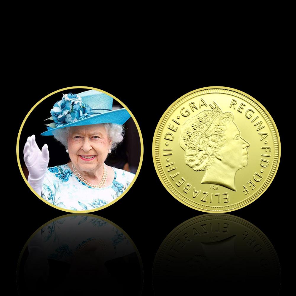 Queen Elizabeth commemorative coins, 10 pieces, Elizabeth commemorative coins for various age groups, family collection