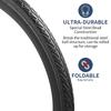YunSCM 2x 700 42c Tires, 700x42c 42-622 Bicycle Tires, Suitable for 700x42c Road Bikes and Cross Bikes, Y-008