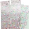 Kawaii Pink Color Scrapbook Journal Sticker Heart Sweet Stationery Sticker DIY Decor Laptop Phone Case Sticker Student Supplies