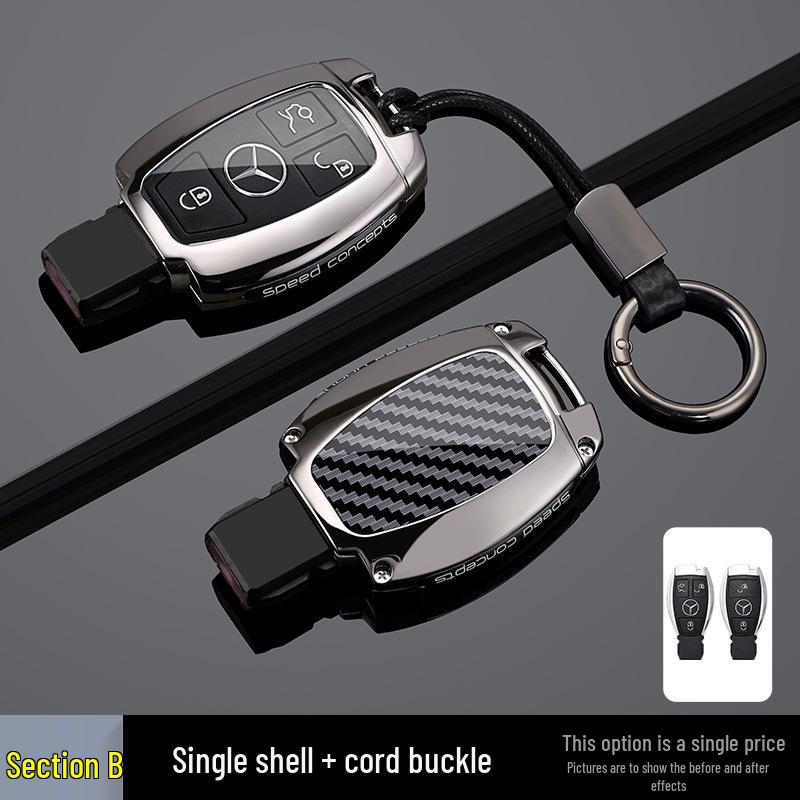 Protective Cover for Mercedes C-Class GLA E260 W204 SLK Old Model Key Shell Remote