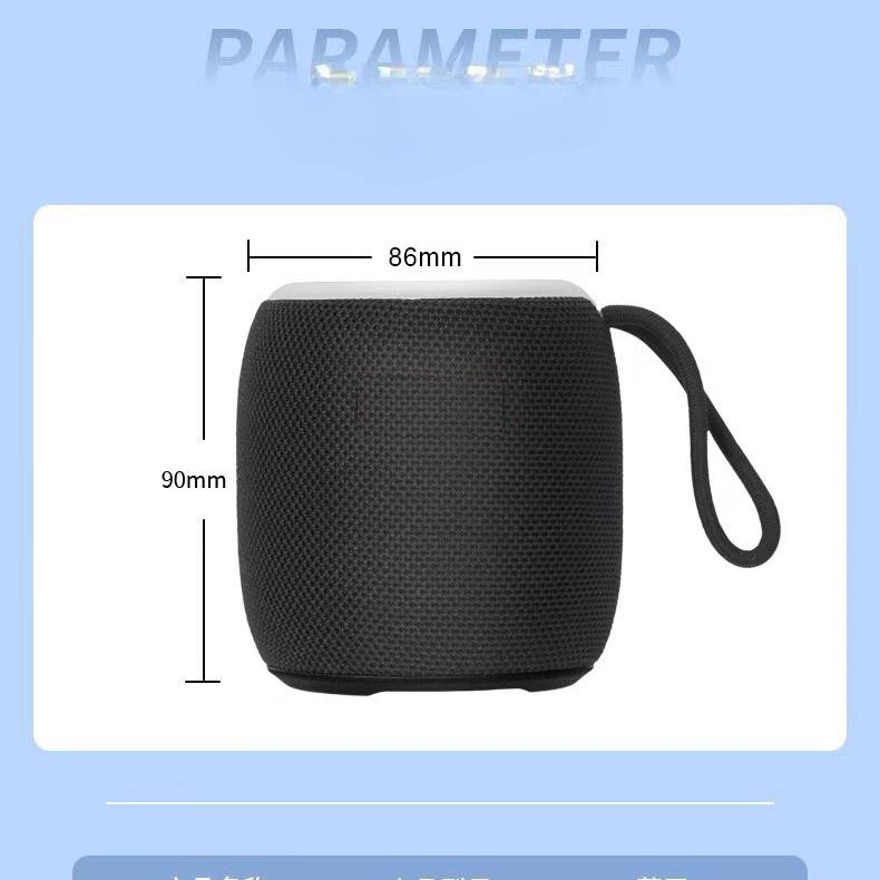 Outdoor portable wireless Bluetooth speaker, subwoofer, car and home with colorful lights, atmospheric small mini speaker