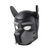 Puppy Play Dog Hood Mask Neck Collar  Bondage Hood Mask Restraint Harness Full Head Ears Halloween Mask Sex Toy For Couples
