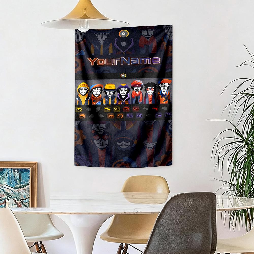 Incredibox Custom Your Name Wall Decor Tapestry Art For Pet Memorial Birthdaywedding Party Backdrop Family Gift