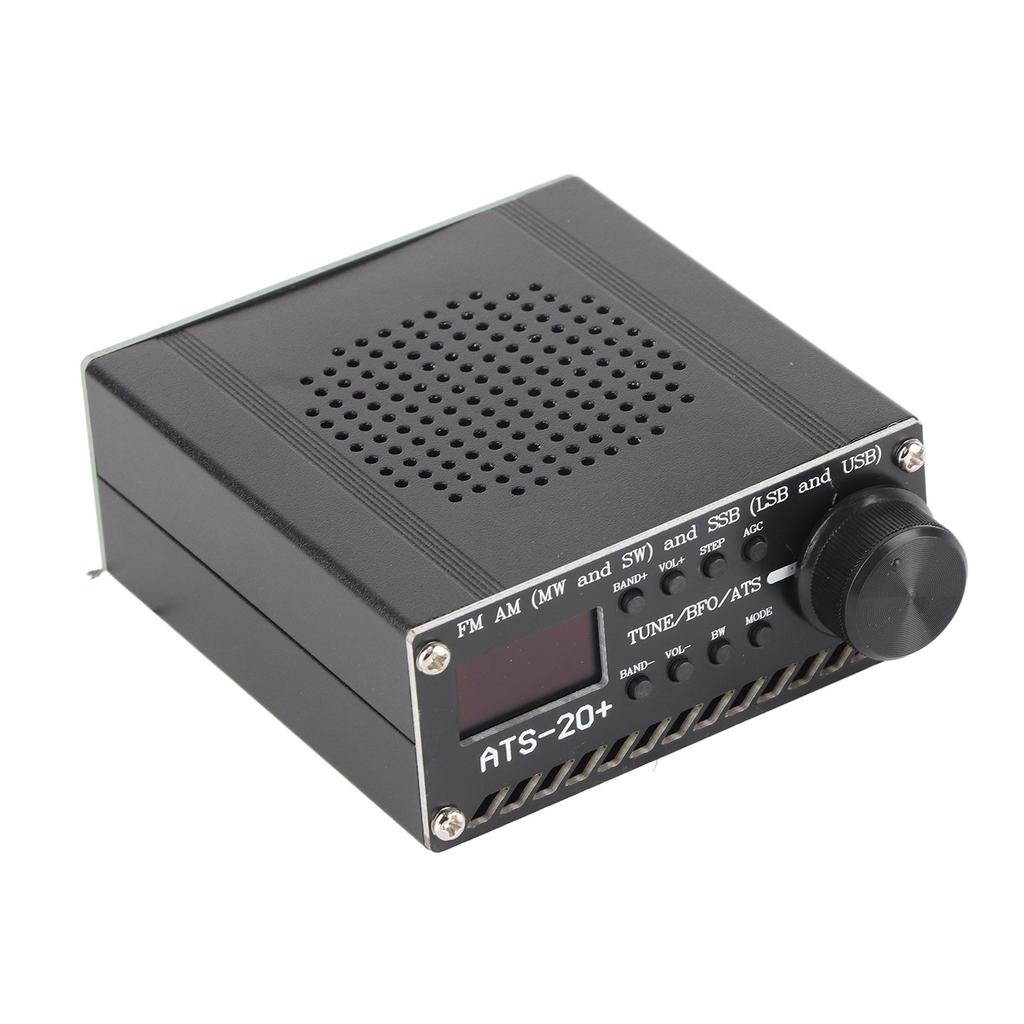 Полнодиапазонный радиоприемник AM LW MW SW SSB LSB USB-сканер Портативный с антенной ATS?20+ Si4735