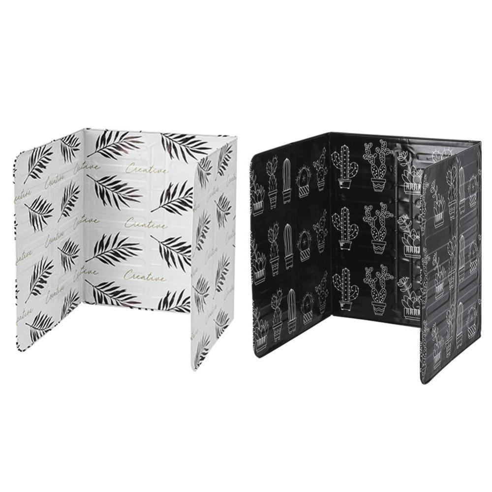 Printed Screen Plate Pan Oil Splash Protection Kitchen Frying Oil Baffle Plate Gas Stove Protector