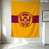 Motherwell FC Wall Tapestry Aesthetic Wall Hanging Printed Fabric Blanket Decorative Tapestries for Bedroom Living Room Home Decor