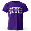 Men's New York City Letter Printed T-Shirt  Oversized Street Graphic Tees for Men Women Summer Tops
