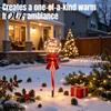Holiday Decorations for Garden Solar Christmas Ball Light, Color Changing LED Stake with 13 Powered Gifts Mom Beads, IP65 Waterproof Landscape