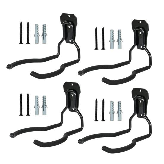 Вешалка для электроинструмента Настенные крючки для гаража Нержавеющее ПВХ-покрытие Простая установка Прочная несущая способность