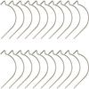 Load - bearing hooks (pack of 20): Metal stainless - steel hooks, wall - hanging hooks for drilling holes, home - use clothing hooks, gypsum - wall s