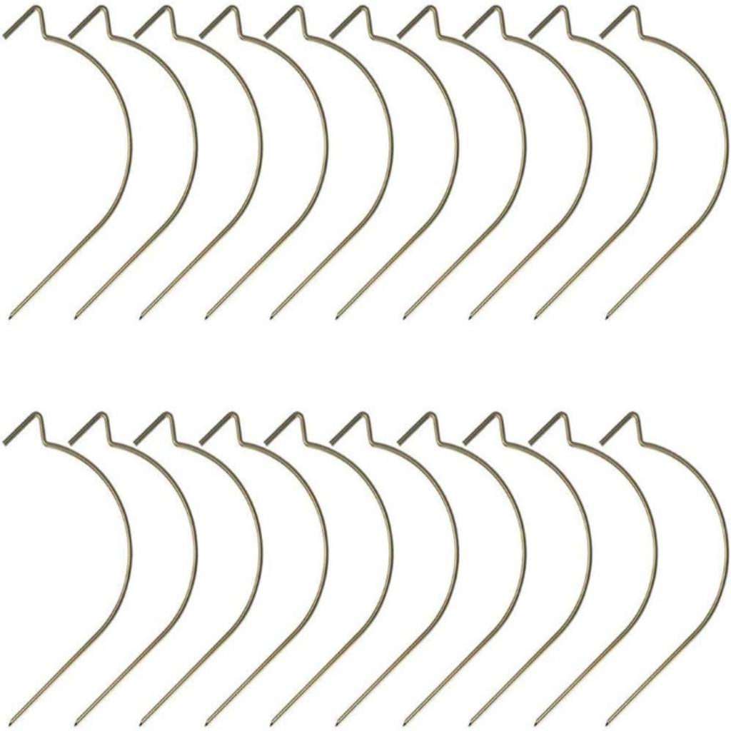 Load - bearing hooks (pack of 20): Metal stainless - steel hooks, wall - hanging hooks for drilling holes, home - use clothing hooks, gypsum - wall s