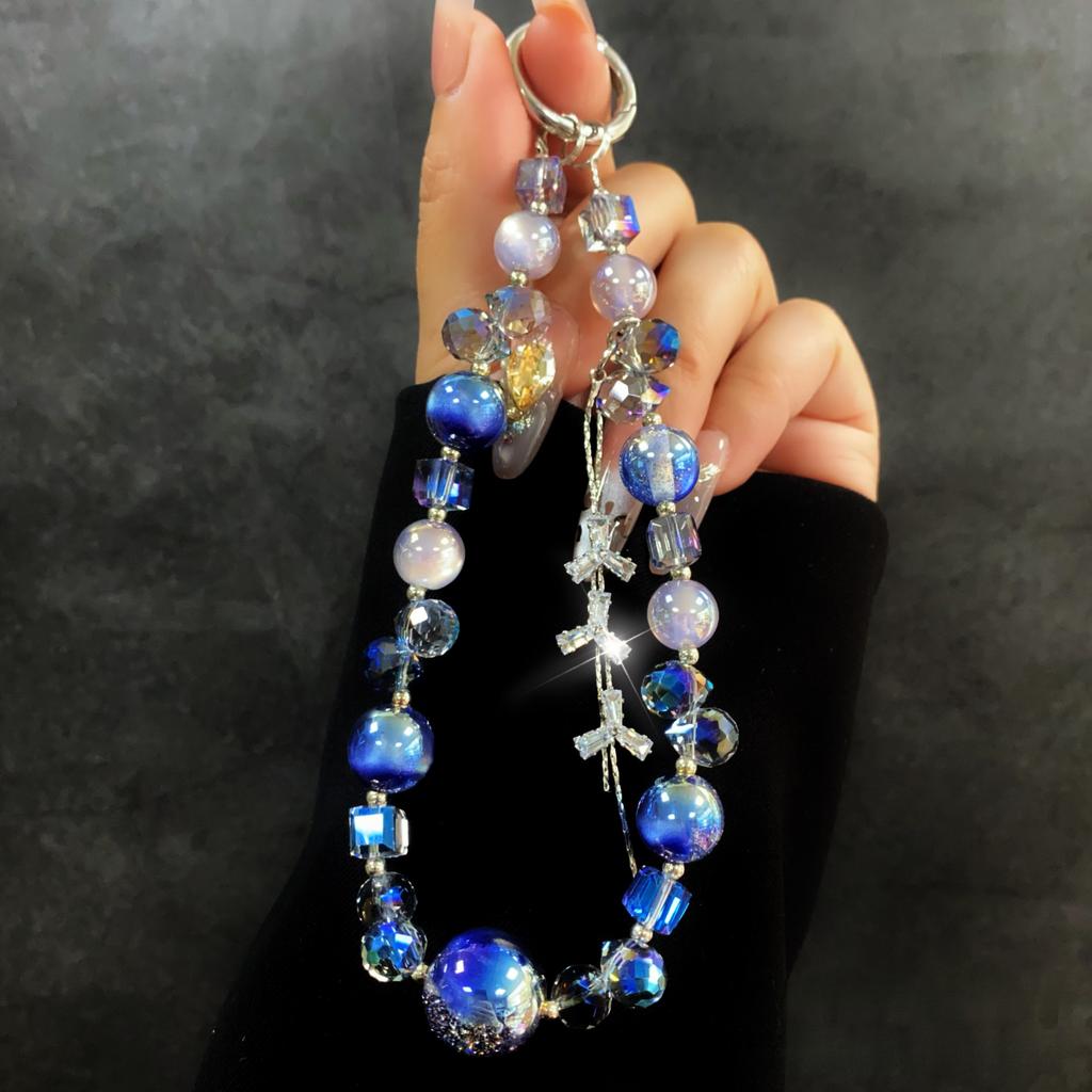 Высококачественный шнурок для телефона на запястье, цепочка с кристальной кисточкой, новый ремешок для телефона, брелок для ключей от машины, аксессуары-подвески