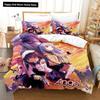 3D Печать Аниме Angel Beats Комплект постельного белья Пододеяльник Размер King Queen Для мальчиков Взрослых Постельное белье Мягкое Одеяло Наволочка