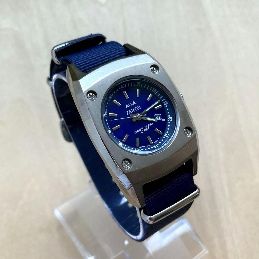 [Б/У] Часы ALBA ZENTEI V782-0810, Винтажные, Редкие