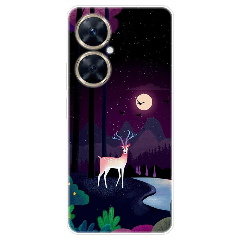 Для Huawei nova 11i nova11i чехол Мягкая силиконовая задняя крышка Чехол для телефона с рисунком из мультфильма Разнообразие