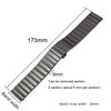 22mm Watchband Stainless Steel Watch Band Strap Wristband Replacement for HUAWEI WATCH GT2 46mm / HONOR MagicWatch2 46mm / HONOR MagicWatch